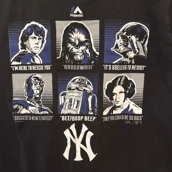 Star Wars x NY Yankees “Evil Empire” Graphic Tee – Youth Large (14/16) - Picture 4 of 4